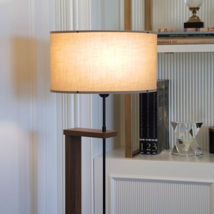 Stehlampe AYD 1xE27/40W/230V beige/braun