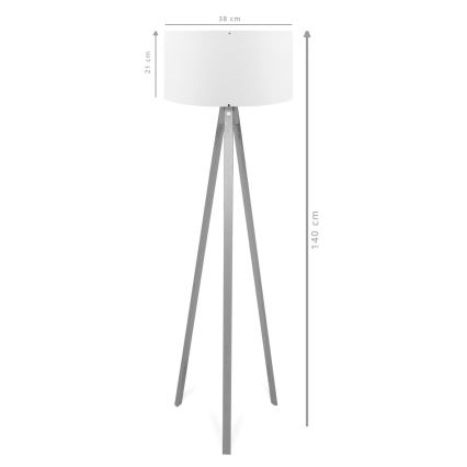 Stehlampe AYD 1xE27/40W/230V braun/creme