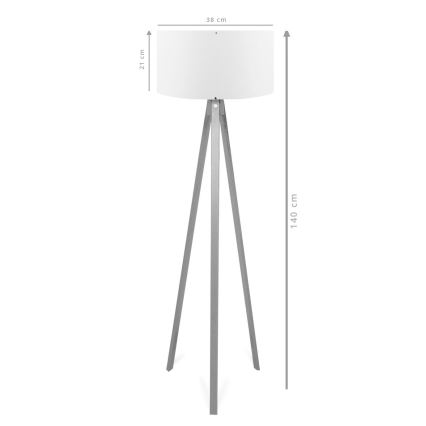 Stehlampe AYD 1xE27/40W/230V braun