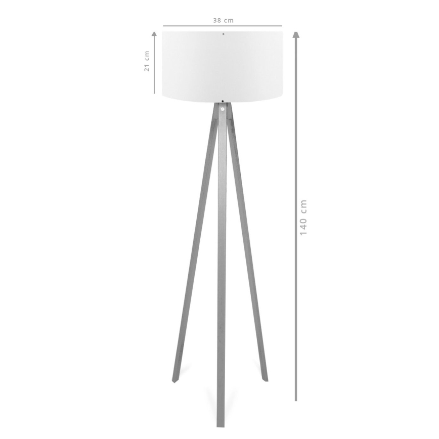 Stehlampe AYD 1xE27/40W/230V braun