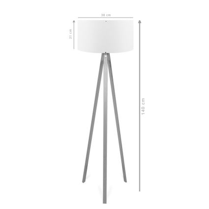 Stehlampe AYD 1xE27/40W/230V braun/rot