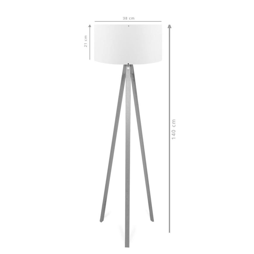 Stehlampe AYD 1xE27/40W/230V braun/rot