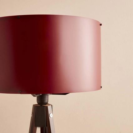 Stehlampe AYD 1xE27/40W/230V braun/rot