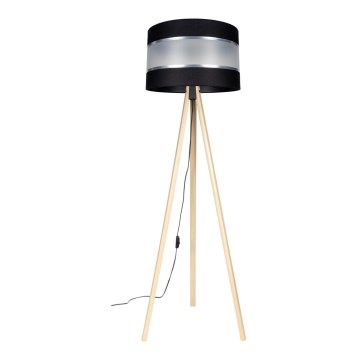 Stehlampe CORAL 1xE27/60W/230V beige/schwarz/matter Chrom