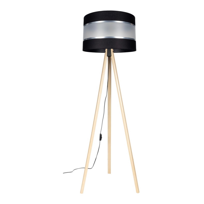 Stehlampe CORAL 1xE27/60W/230V beige/schwarz/matter Chrom