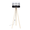 Stehlampe CORAL 1xE27/60W/230V beige/schwarz/weiß/mattchrom