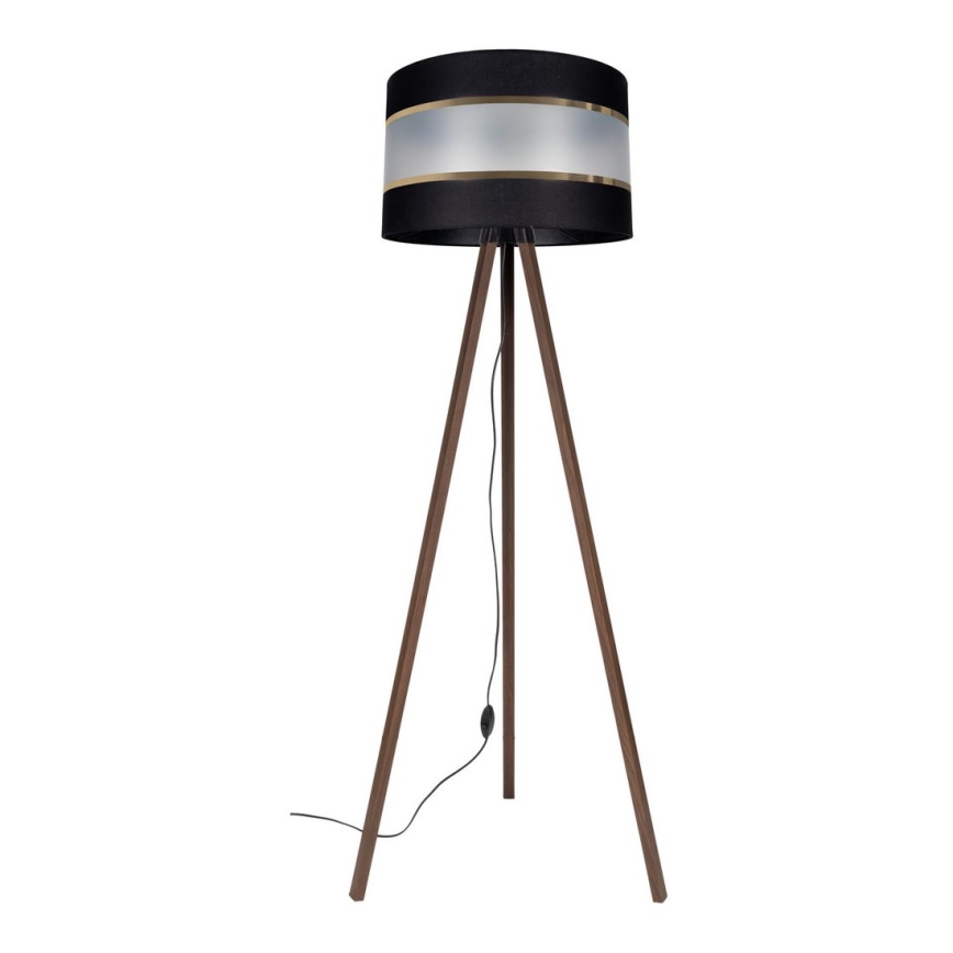 Stehlampe CORAL 1xE27/60W/230V braun/schwarz/gold