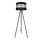 Stehlampe CORAL 1xE27/60W/230V Braun/Schwarz/Mattchrom