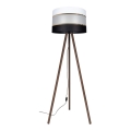 Stehlampe CORAL 1xE27/60W/230V Braun/Schwarz/Weiß/Gold