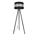 Stehlampe CORAL 1xE27/60W/230V Wenge/Schwarz/Gold