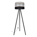 Stehlampe CORAL 1xE27/60W/230V Wenge/Schwarz/Grau/Gold