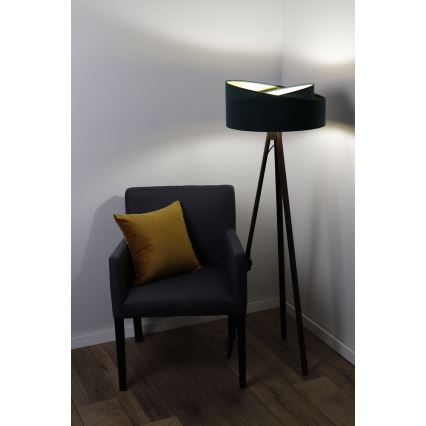 Stehlampe GALAXY 1xE27/60W/230V grün/wenge