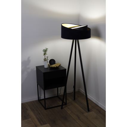 Stehlampe GALAXY 1xE27/60W/230V schwarz/wenge