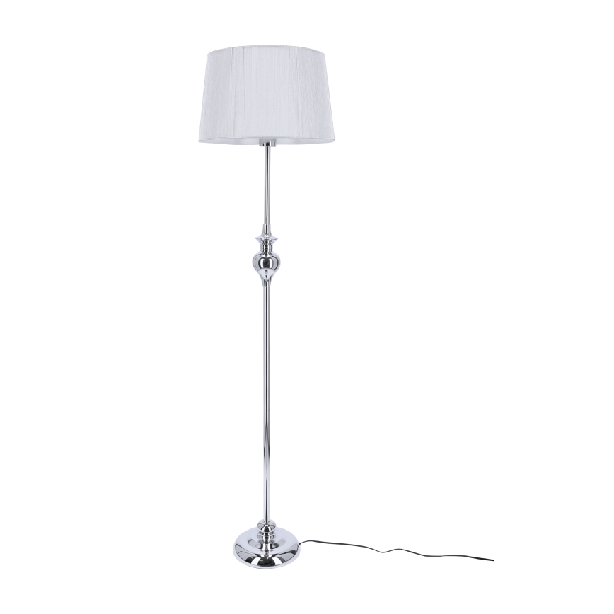 Stehlampe GILLENIA 1xE27/60W/230V silber