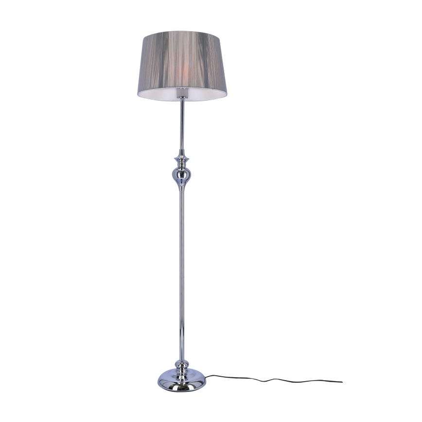 Stehlampe GILLENIA 1xE27/60W/230V silber