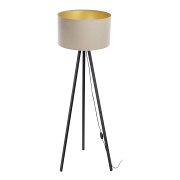 Stehlampe STANDART 1xE27/60W/230V beige/wenge