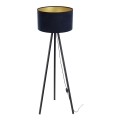 Stehlampe STANDART 1xE27/60W/230V blau/wenge