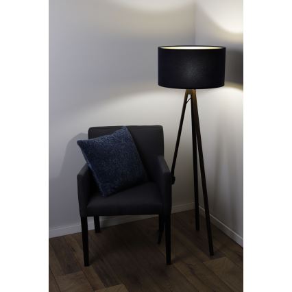 Stehlampe STANDART 1xE27/60W/230V blau/wenge