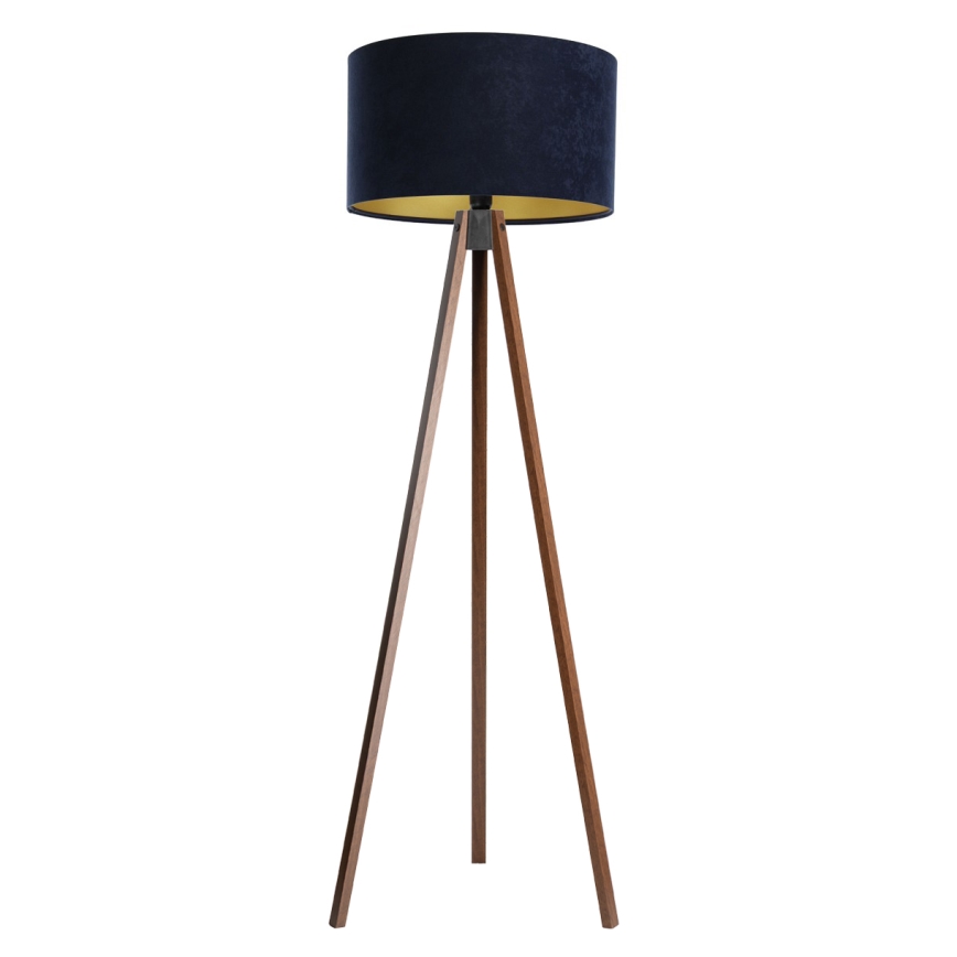 Stehlampe STANDART 1xE27/60W/230V blau/wenge