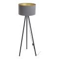 Stehlampe STANDART 1xE27/60W/230V grau/wenge