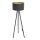 Stehlampe STANDART 1xE27/60W/230V grau/wenge