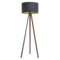 Stehlampe STANDART 1xE27/60W/230V grau/wenge