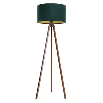 Stehlampe STANDART 1xE27/60W/230V grün/wenge