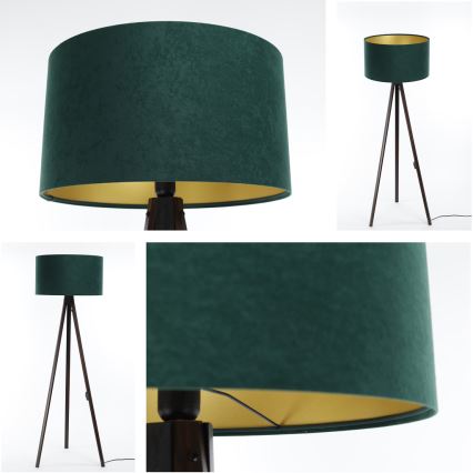 Stehlampe STANDART 1xE27/60W/230V grün/wenge
