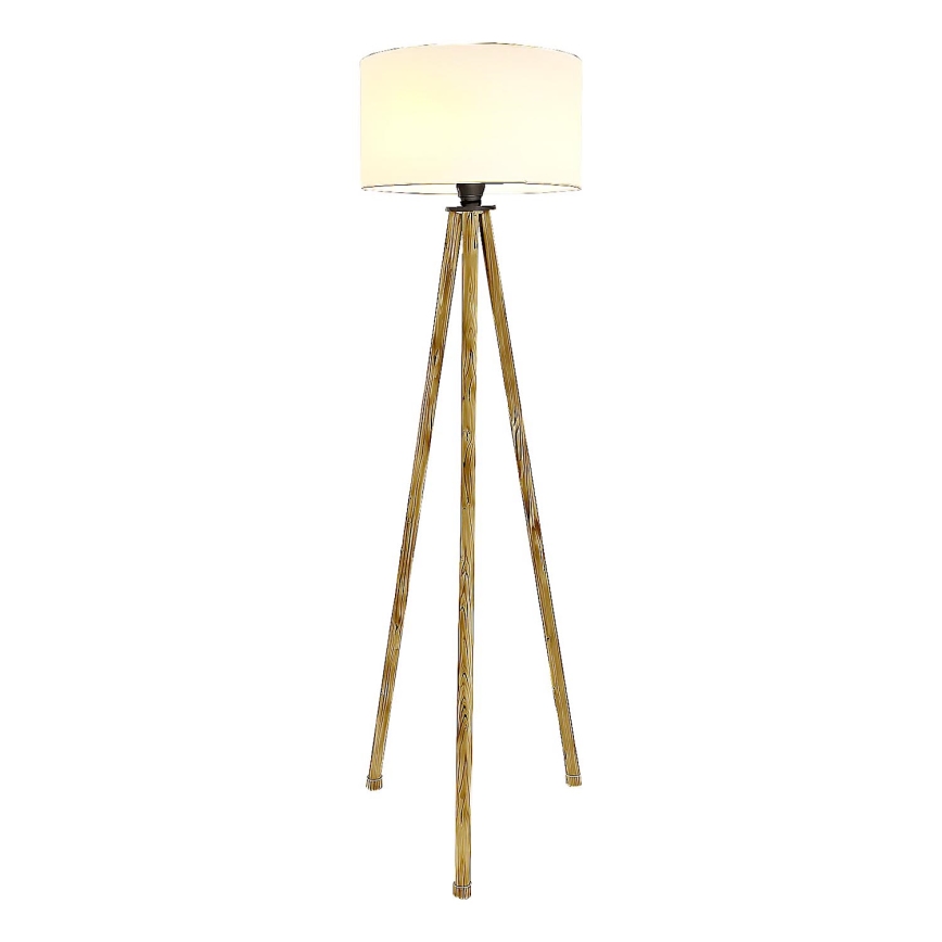 Stehleuchte 1xE27/40W/230V beige/weiß