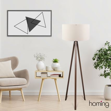 Stehleuchte AYD 1xE27/40W/230V braun/creme