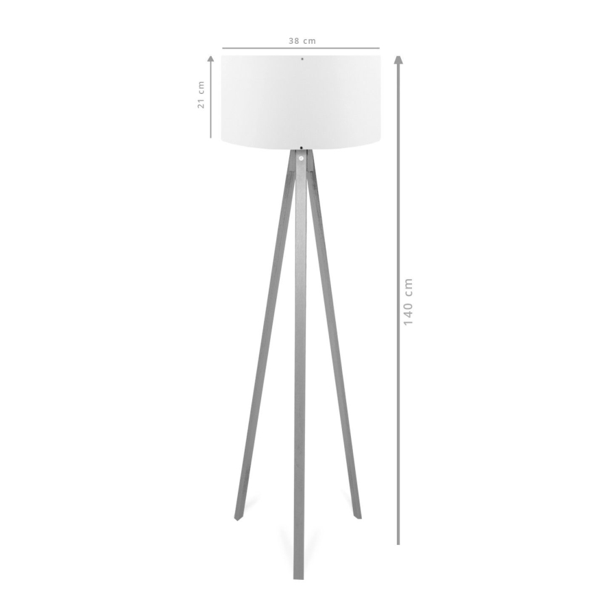 Stehleuchte AYD 1xE27/40W/230V braun/grau