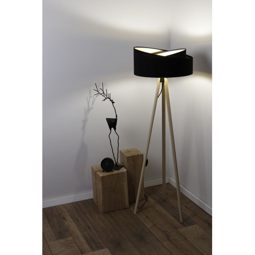 Stehleuchte GALAXY 1xE27/60W/230V schwarz/beige