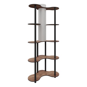 Stehleuchte mit Ablagen 1xE27/40W/230V 150 cm schwarz/braun