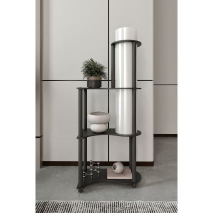Stehleuchte mit Regalen NOTO 1xE27/40W/230V Schwarz