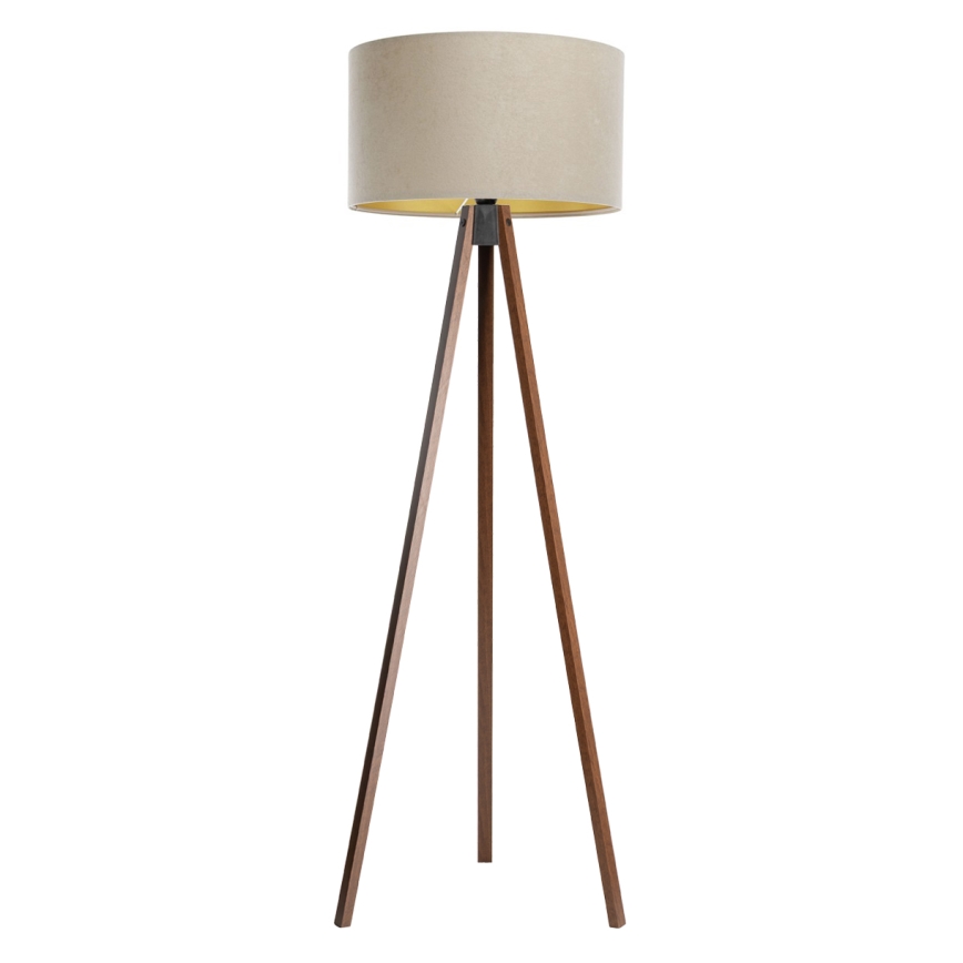 Stehleuchte STANDART 1xE27/60W/230V beige/braun