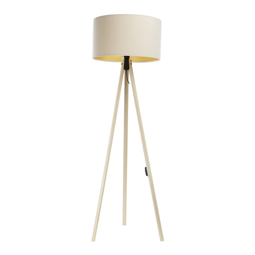 Stehleuchte STANDART 1xE27/60W/230V cremefarben/beige