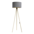 Stehleuchte STANDART 1xE27/60W/230V grau/beige