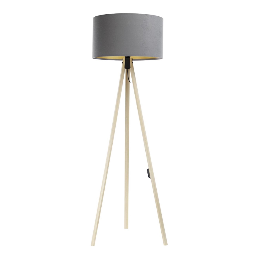 Stehleuchte STANDART 1xE27/60W/230V grau/beige