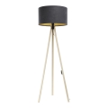 Stehleuchte STANDART 1xE27/60W/230V grau/beige