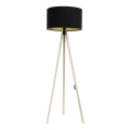 Stehleuchte STANDART 1xE27/60W/230V schwarz/beige