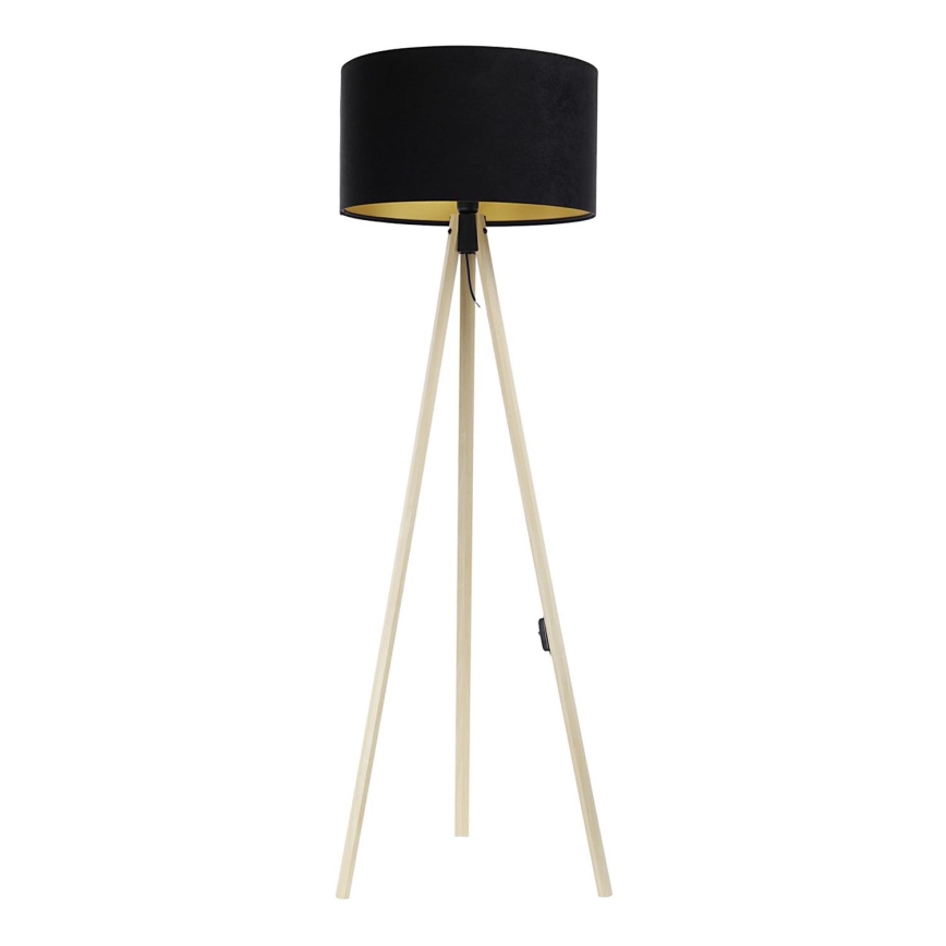 Stehleuchte STANDART 1xE27/60W/230V schwarz/beige