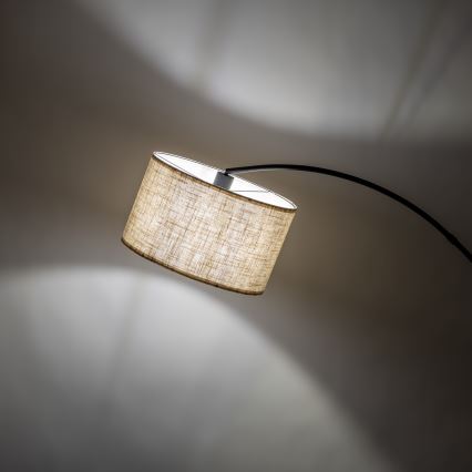 Stehleuchte ZENITH 1xE27/15W/230V schwarz/beige