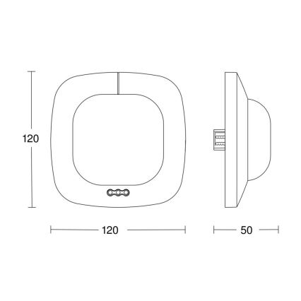 Steinel 002756 – Präsenzmelder IR Quattro HD 24m DALI-2 APC weiß