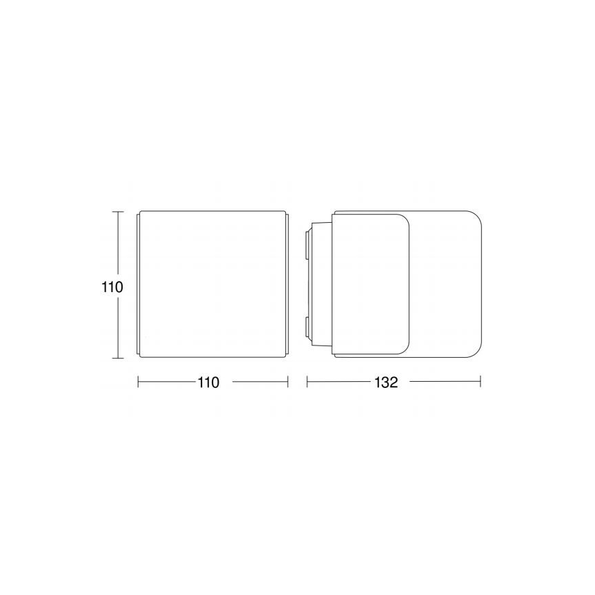 Steinel 055516 - LED Außenleuchte mit Sensor L 835 LED/9,5W/230V IP44 anthrazit
