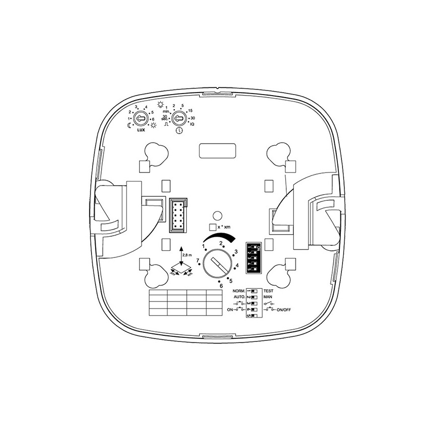 Steinel 055721 - Bewegungsmelder IS 3180 COM1 230V weiß