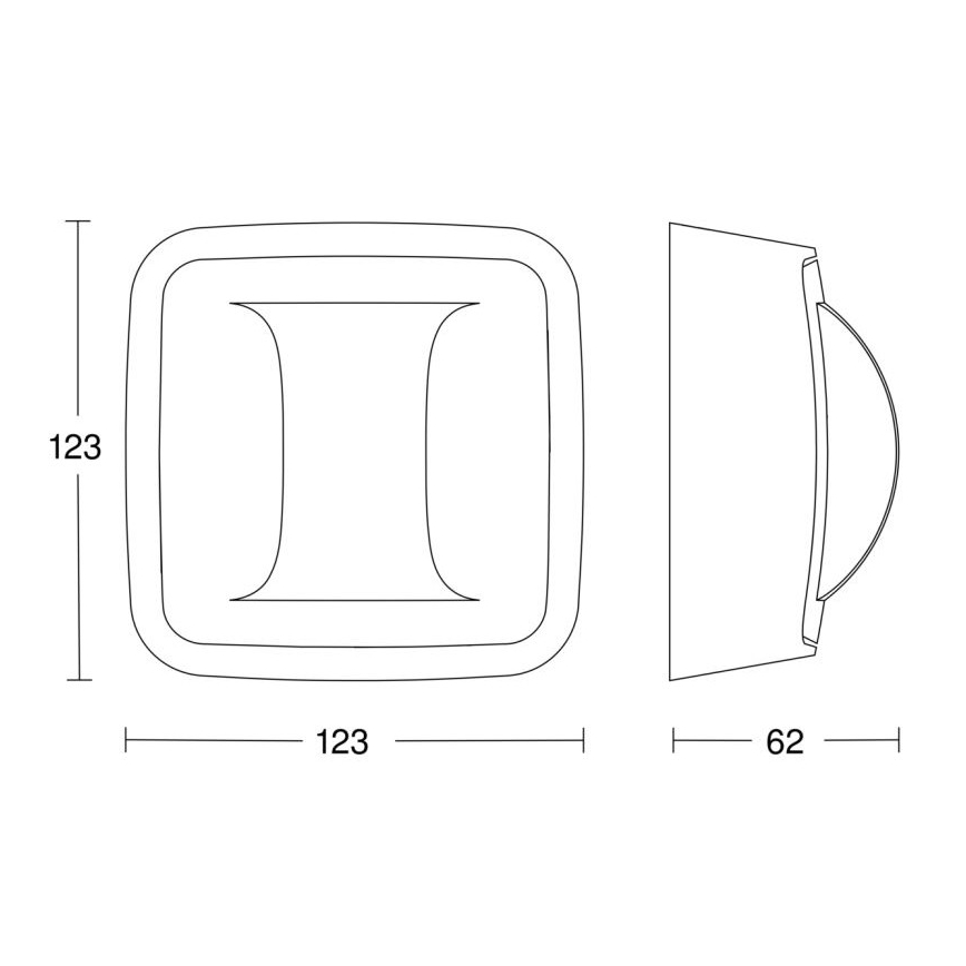 Steinel 057978 – Präsenzmelder Hallway COM1 IP54 weiß