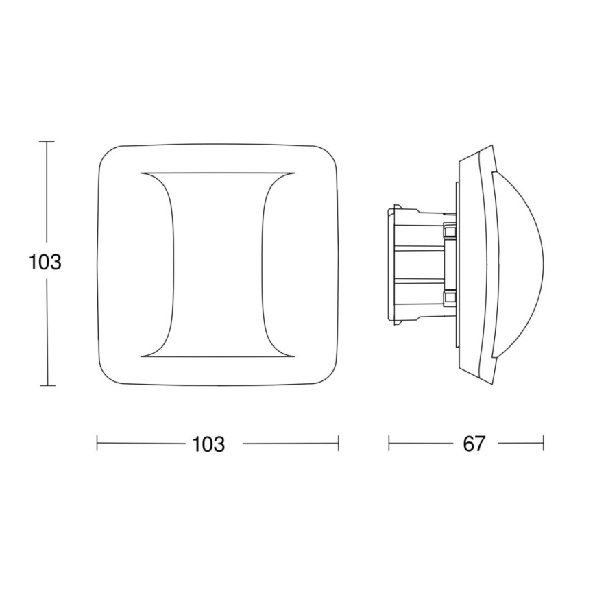 Steinel 058029 – Präsenzmelder Hallway DALI-2 APC weiß