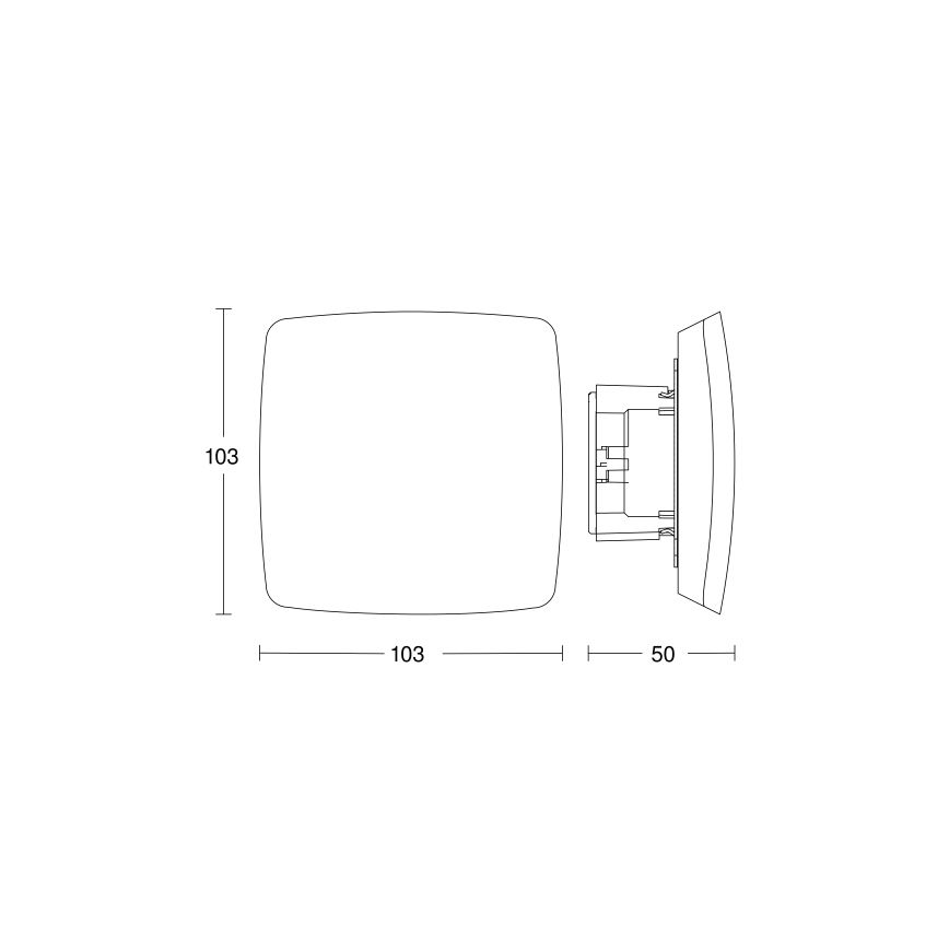 Steinel 068509 – Präsenzmelder TRUE PRESENCE COM1 schwarz