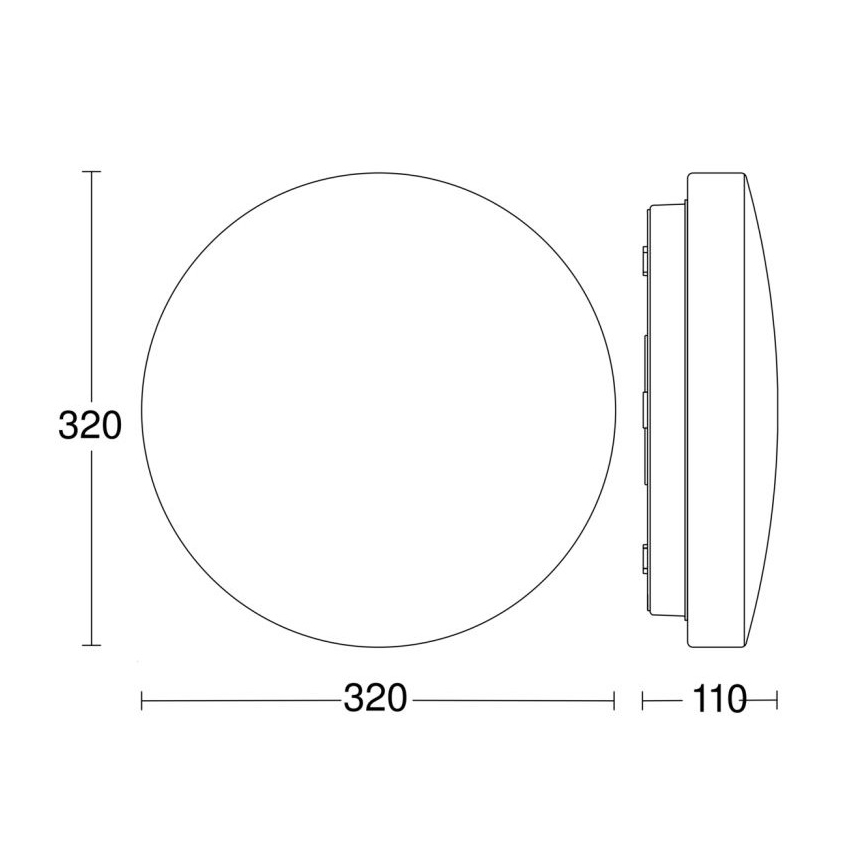 Steinel 069759-LED Badezimmer-Deckenleuchte RSPROP2 LED/14,1W/230V 4000K IP54