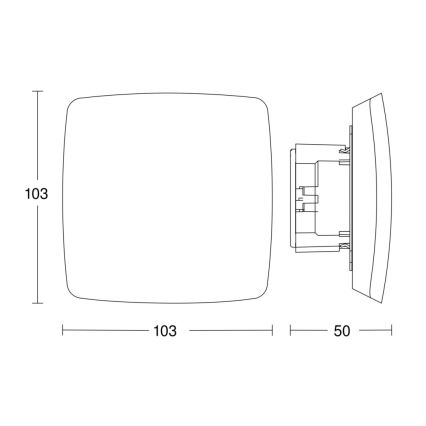 Steinel 079444 - Präsenzmelder TRUE PRESENCE COM1 weiß